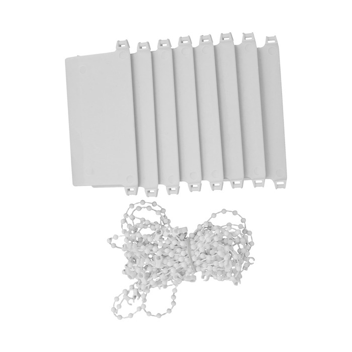 Bundvægt til lamelgardin 6 stk.